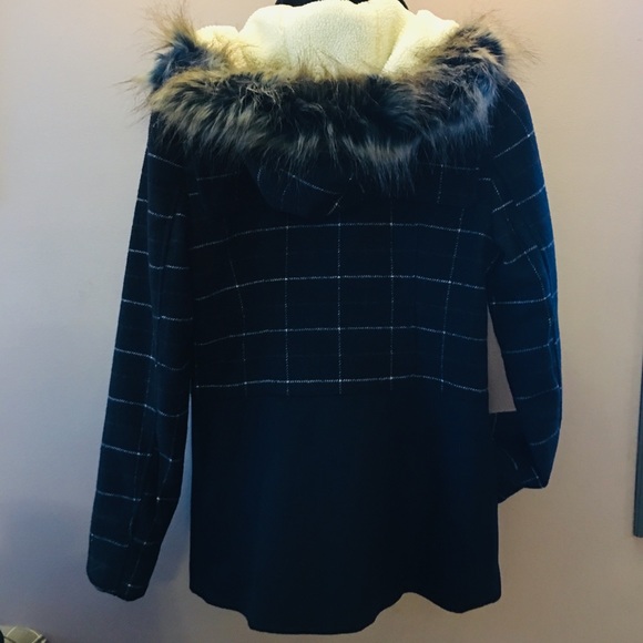 Pink Envelope Navy Coat - Picture 2 of 5